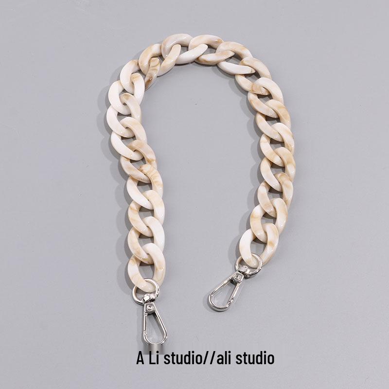 Multi-color Acrylic Chain: Versatile Bag Strap, Phone Lanyard, and Crossbody Accessory