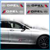 2Pcs Car Body Decoration Stickers Door Personalized Sport 3D Stickers For Astra H G J Insignia Mokka Zafira Corsa Vectra B C D