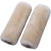 2 Pack Sheepskin Car Seat Belt Cover Pads | Wool Seatbelt Cushions | Fuzzy Soft Seat Belt Should Pad Cushion Protect Neck | Stylish Luxury Appearance