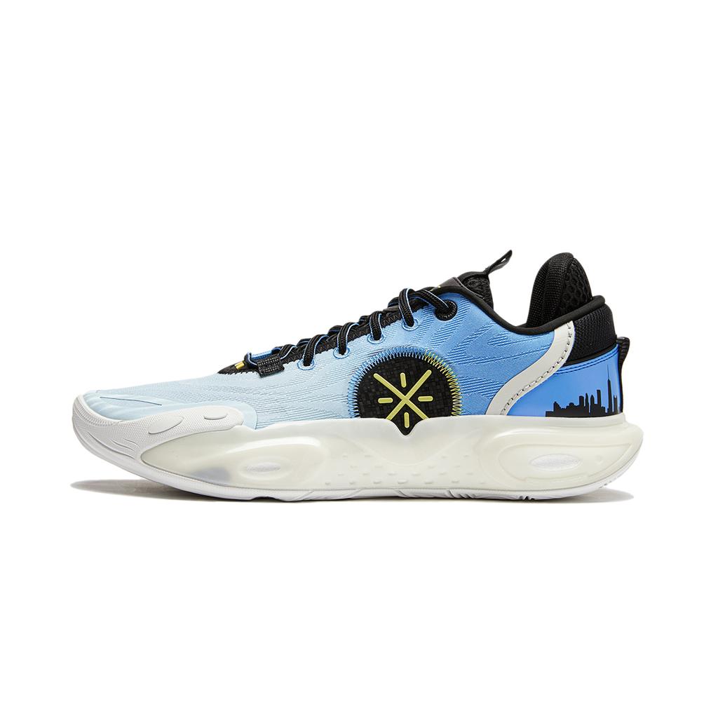 Li-Ning Wade All City 12 Skyline Men Sneakers Blue White Yellow ABAU023-4