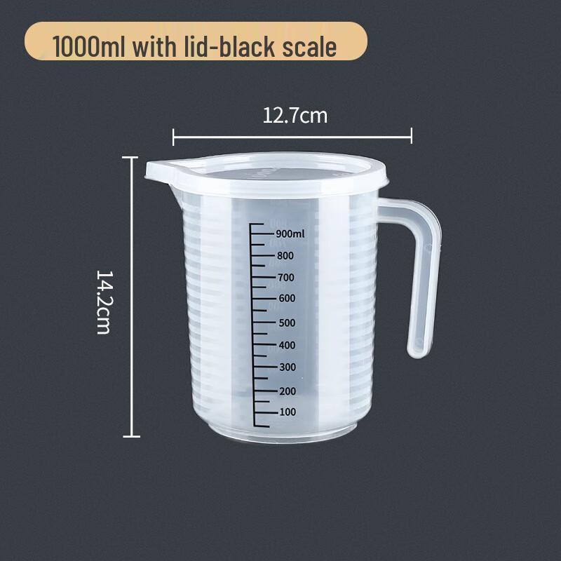 Yangg Verdickte Messbecher aus Kunststoff mit Graduierung