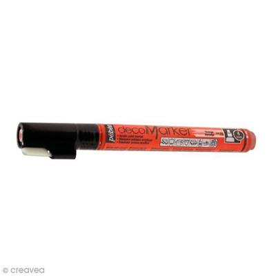 Acrylic Paint Marker - Pébéo - Acrylic Marker - 4 Mm Chisel Tip - Orange Color - Mixed