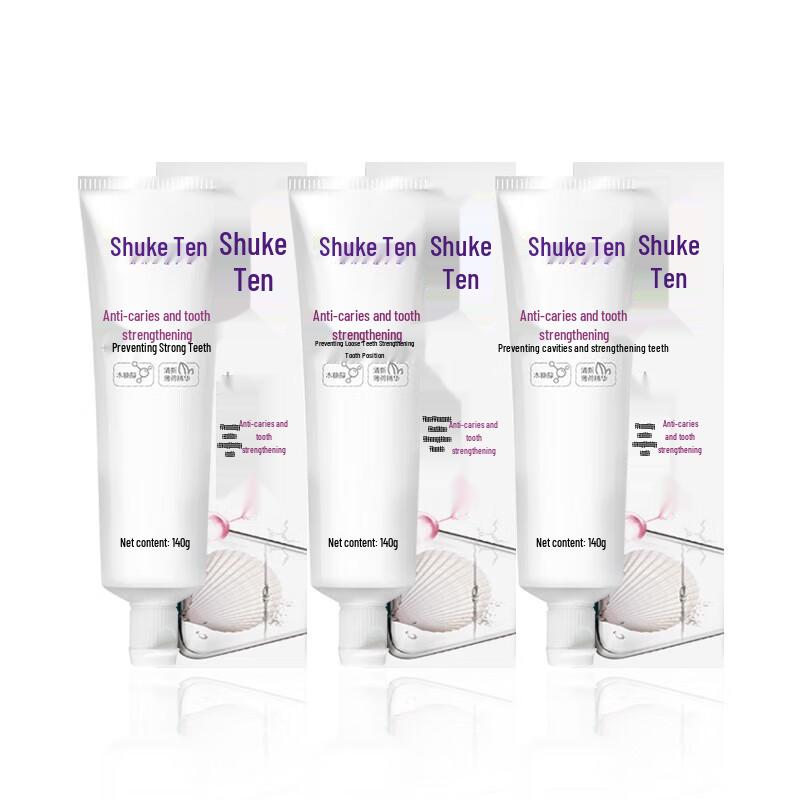 Saky Anti-Cavity & Strong Teeth Fluoride-Free Toothpaste - Family Pack