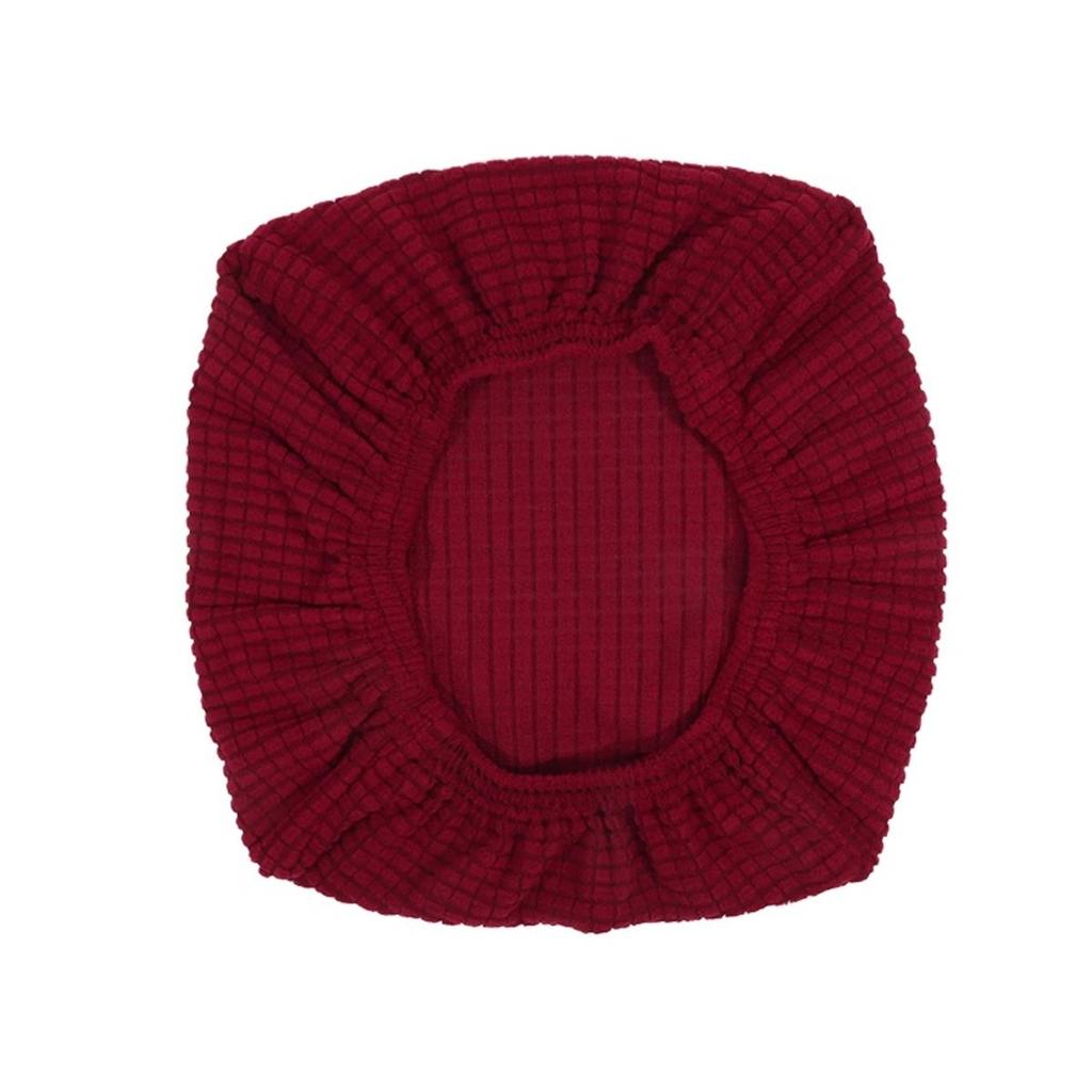 Small Square Stool Cover Elastic Removable Dustproof Household Chair Shroud Light Wear-resistant Durable Chair Cover