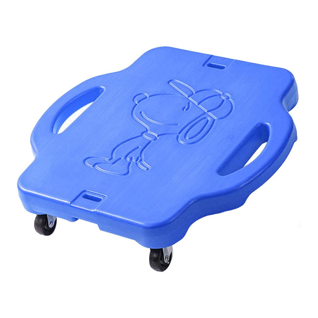 Children Plastic 4 Wheeled Outdoor Sports Scooter Children Balance Scooter for Kids Blue