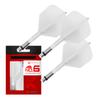 Target Darts K-SHIFT FLIGHT Sistemul K Shift Flight & Shaft Bază Shift Spin accesoriu profesional pentru săgeți formă NO6 alb 26mm