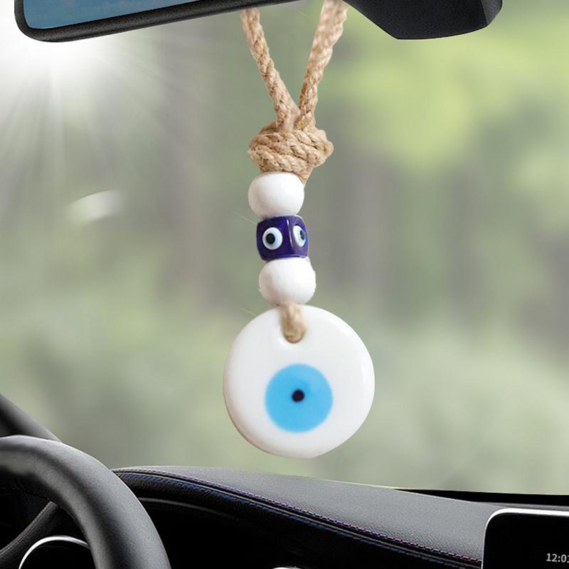 Devil Blue Eyes Car Pendant Turkish Blue Evil Eye Pendant Turkish Blue Evil Eye Pendant Evil Eye Charm Lucky Car Interior
