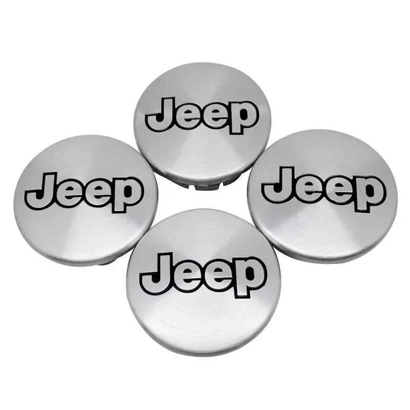 CLW1 56/64mm Car Wheel Center Hubcaps Cover Badge Accessories for Jeep Patriot Tj Compass Liberty Renegade Grand Cherokee Commander