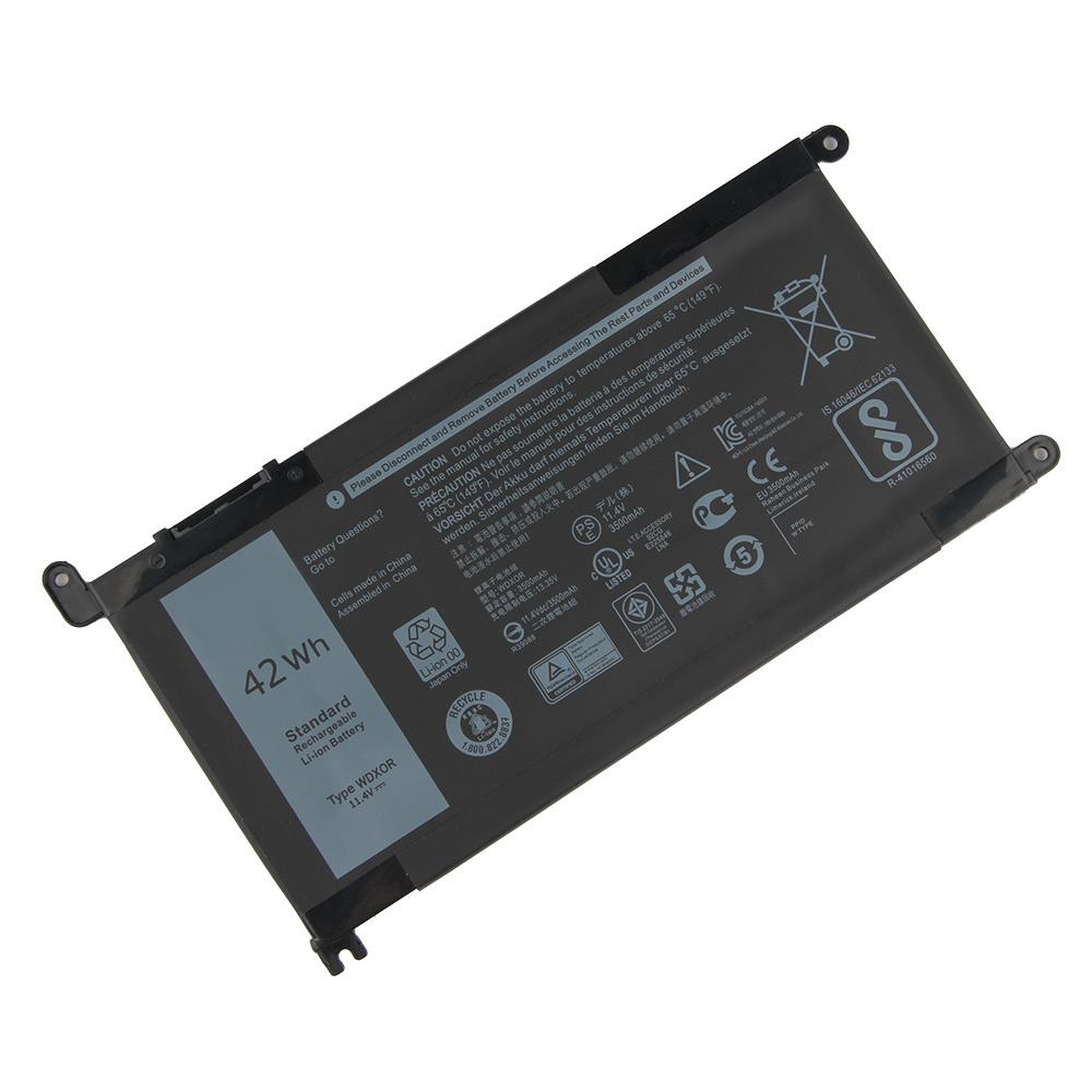Rechargeable Lithium Battery For Dell Inspiron 13 5368 5378 7368 15 5567 5568 5578 T2JX4 WDXOR Series WDXOR P61F001 Laptop Battery 42Wh