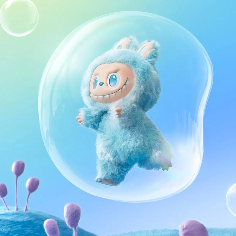 2025New 3.0 Labubu Plush Doll Keychain 3Rd Generation Blind Box Heartbeat Macaron Happy Guess Series Vinyl Plush Toy Trendy Play