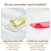 1 Sheet Double-Side Nail Adhesive Tape Cut-Free Crystal Tape Nail Art Display Tool Strong Non-Marking Tape For Work Boards