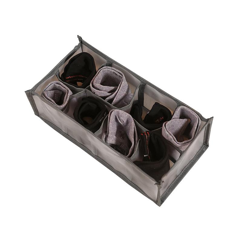 Home Foldable Closet Organizer For Underwear Cotton Underwear Storage Box Socks Bra And Panties Drawer Organizer Drawers#ww
