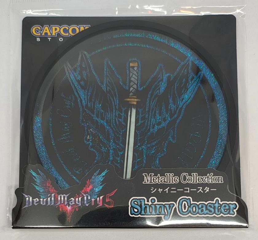 Devil May Cry 5 Вергилий DMC5 Подставка под стакан с жидкими блестками Металлическая коллекция Capcom