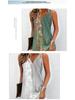 Women's Summer 2025 Slimming V-Neck Sleeveless Print Dress