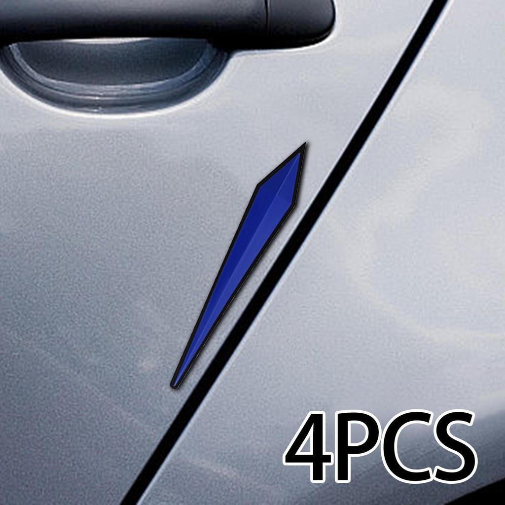 4 Pieces Car Anti Collision Strips Side Door Edge Guards Rub Vehicles Rear View Mirror