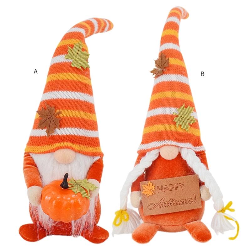 Fall Gnomes Plush Decorations,Scandinavians Tomte Gnomes Doll Handmade Facelss Doll,Gnomes Ornamet Festival Home Decors