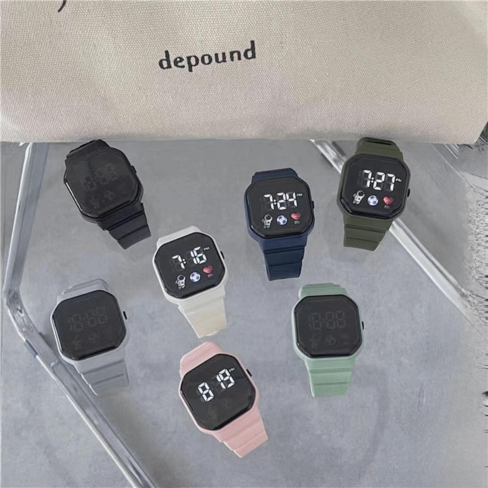 Spaceman Kids Sport Watch Pulseira de silicone relógio de pulso eletrônico masculino feminino estudante