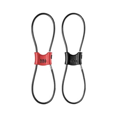 Anti Theft Steel Cable Lock For Motorcycle Helmets Bicycles Suitcases Flexible Cable Lock Travel Security
