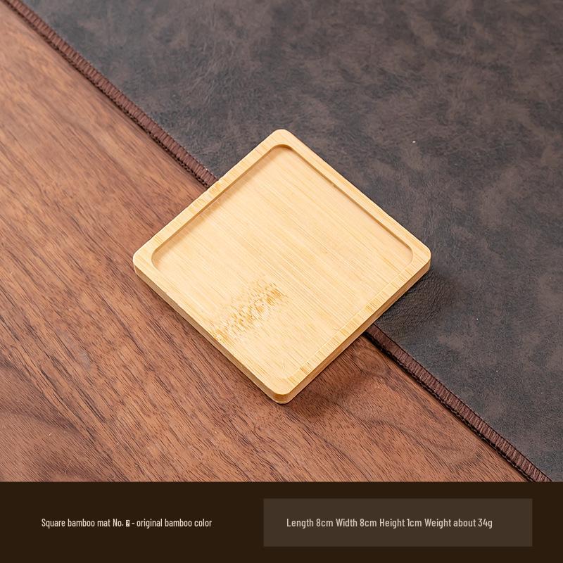 Bamboo Coaster & Decorative Tea Cup Tray