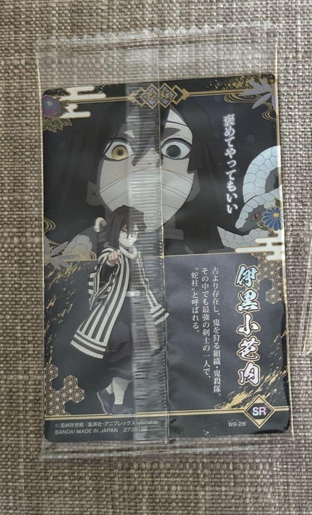 [USED] Demon Slayer Card Wafer 9 SR Iguro Obanai