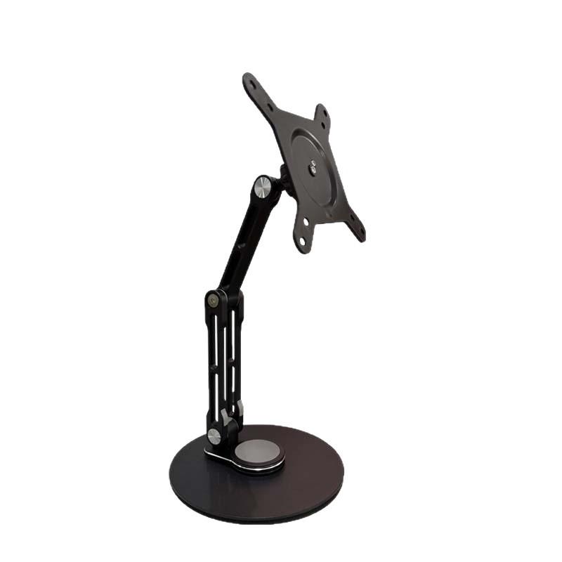 Suport Monitor Industrial cu Touchscreen Ajustabil 17.3” cu Cap Universal cu Bilă și Compatibilitate VESA 75-100