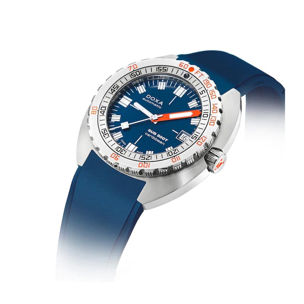 [DOXA] SUB300T Caribbean Rubber Strap (840.10.201.32)
