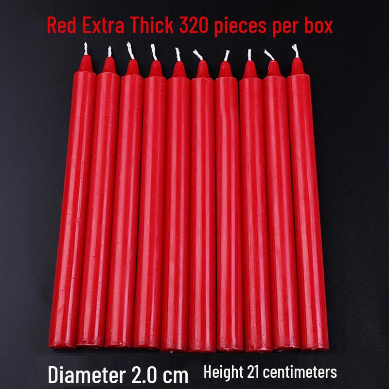 Emergency Red & White Candles