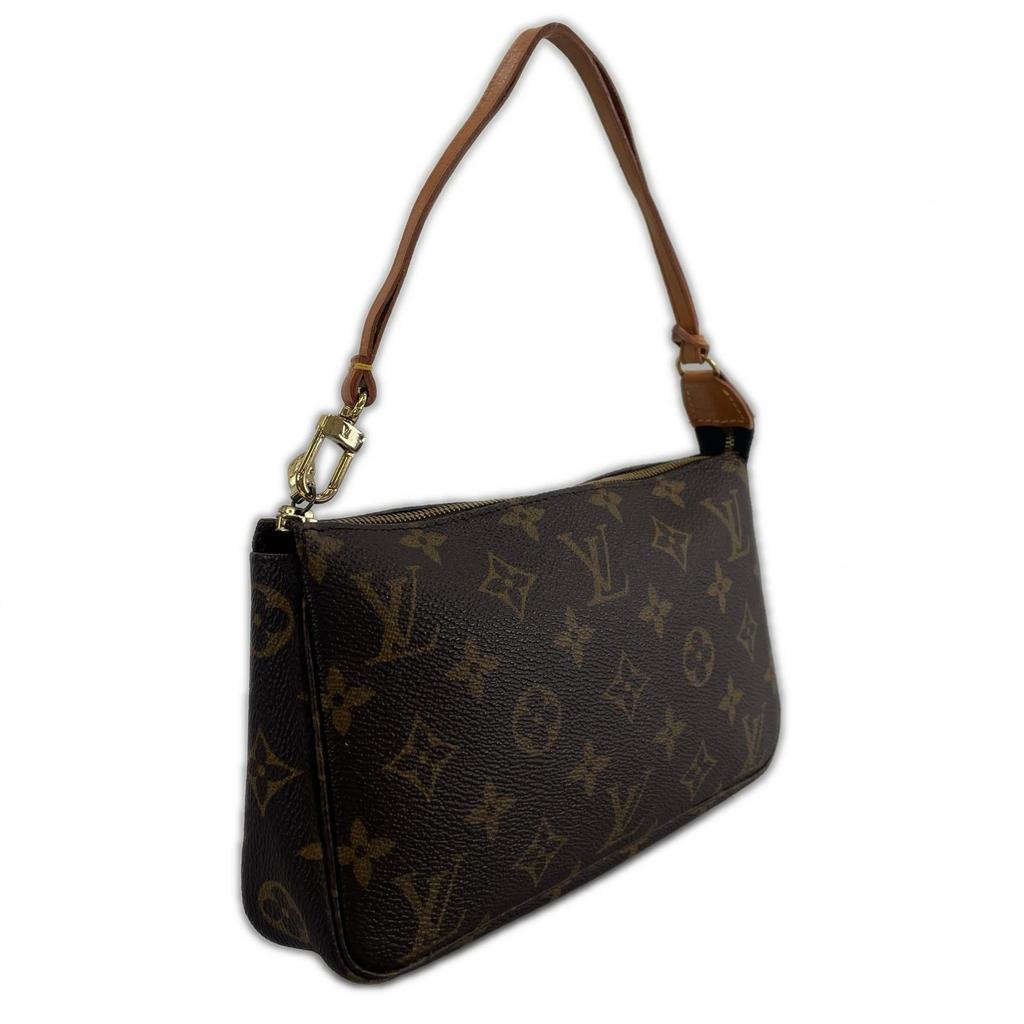 LOUIS VUITTON Pochette Accessoires M51980 Pouch Brown Women used