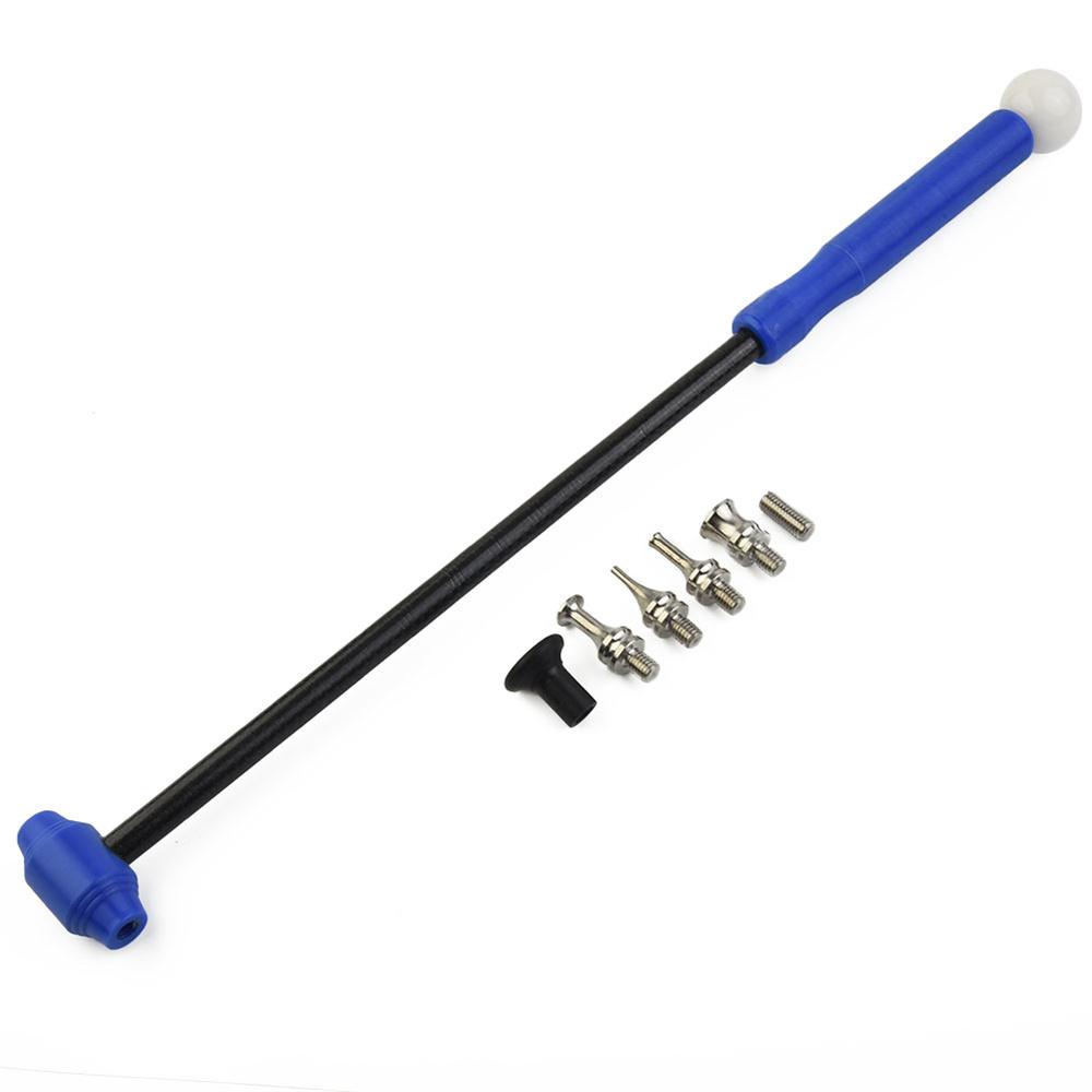

Handle Tapper Hammer With 6pcs M8 Replace Head Car Dent Repair Tools Durable