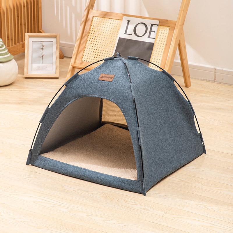 All-Season Enclosed Warm Cat Tent Bed