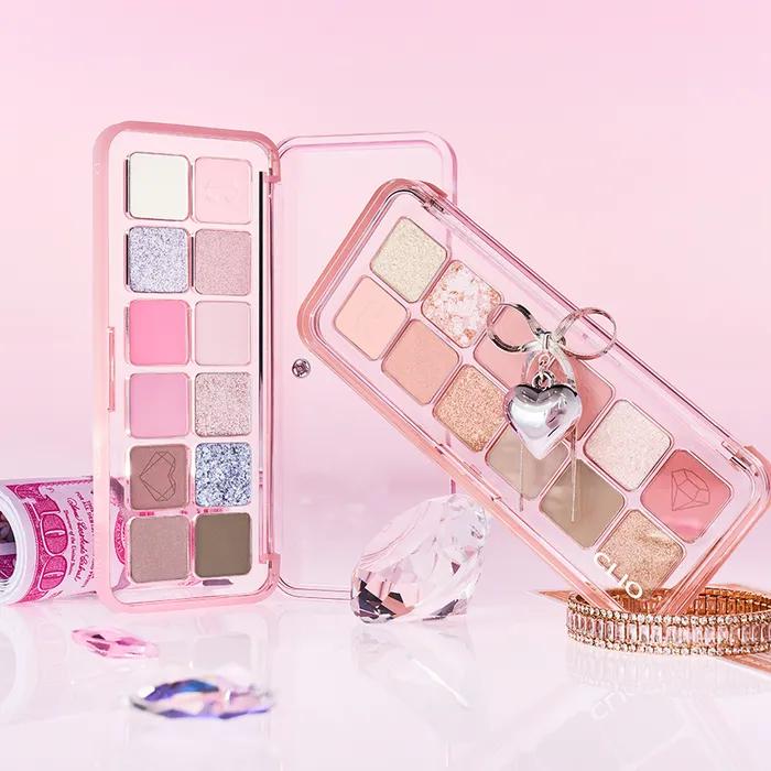 [Cat Life Reversal SET] Clio Pro Eye Palette Air + Crystal Glam Tint