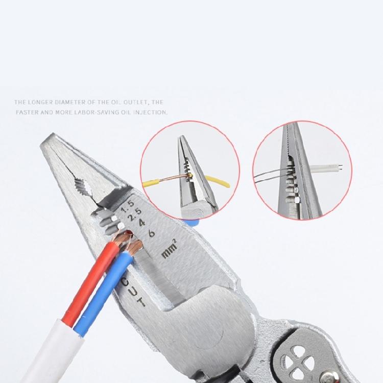 Wire Stripper Tool Wire Stripper Wire Crimper Wire Crimping Tool Multifunctional Electrician Pliers for Clamping