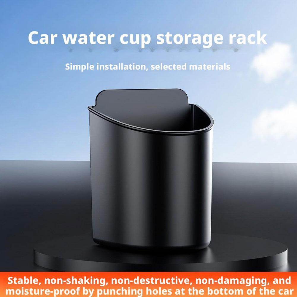 Univerzální box na držák nápojů do dveří auta s designem zadní spony, stojan na nápoje, úložný box, organizér na box na vodu za sedadlem auta