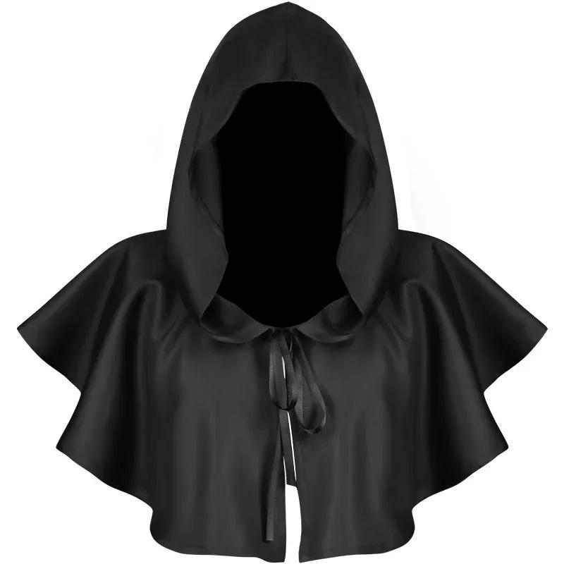 Punk Gothic Cloak Short Cloak Wizard Cape For Adult Cosplay Renaissance Fair