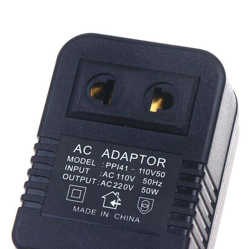 Hot Sale EU US Plug Step Down Transformer Travel Adapter AC220V To 110V Or 110 To 220V Converter 50W Voltage Converter Regulator