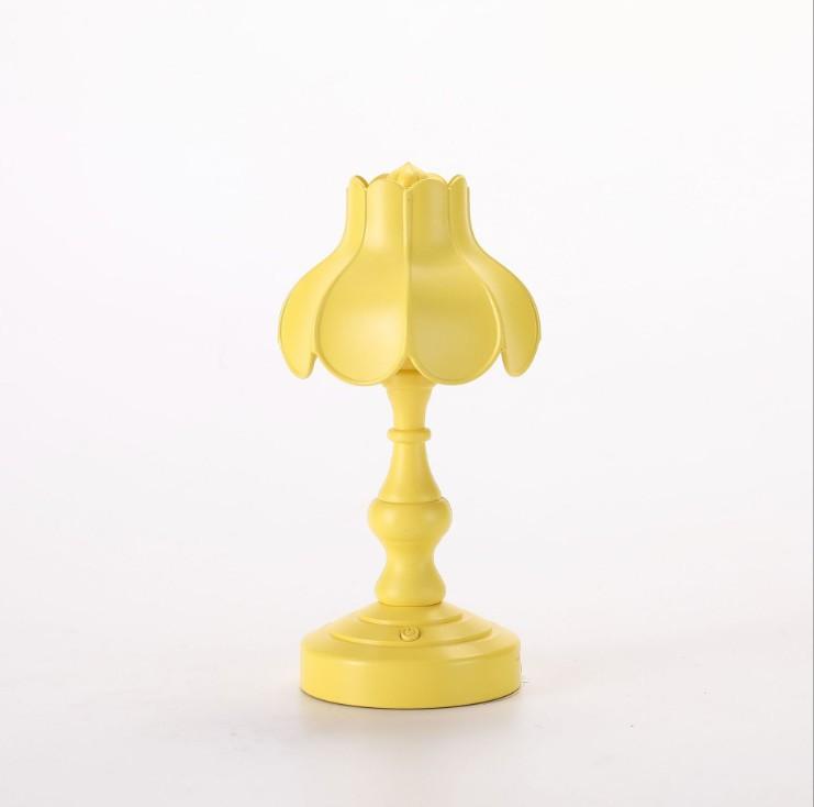 

Ретро лист лотоса ночник настольный мини-декоративные украшения USB зарядка Макарон стиль прикроватное освещение маленькая настольная лампа 7.5x7.5x19cm