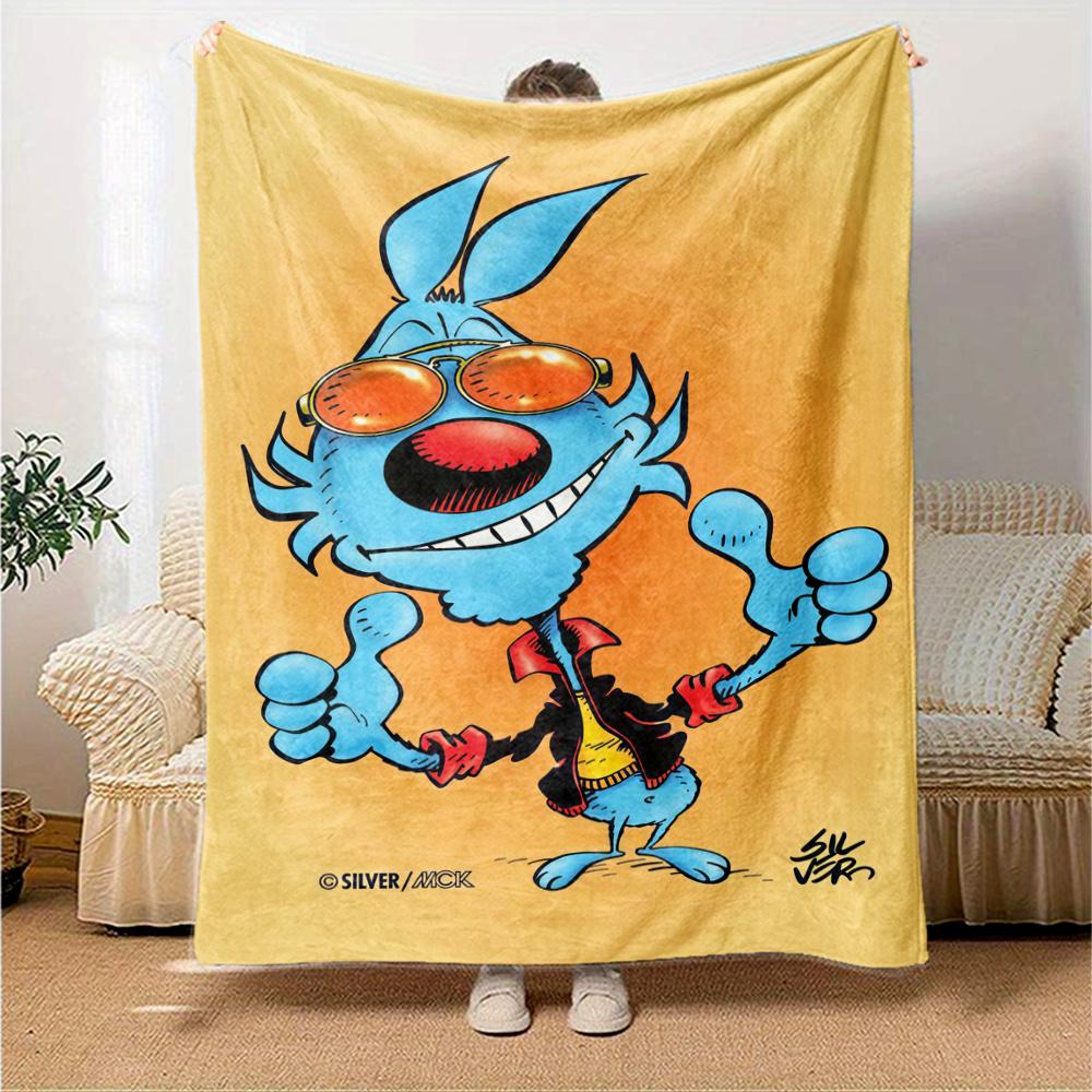 Lupo Alberto Blanket, High quality Comfortable for All Seasons, Home Decor, Warmth and Comfort