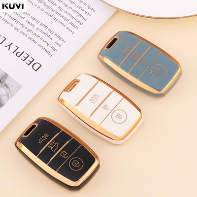 TPU Car Remote Key Case Cover Shell Fob For KIA Sportage Cerato Optima K2 K3 K4 K5 RIO Picanto Soul Sorento Sedona 3 4 Buttons