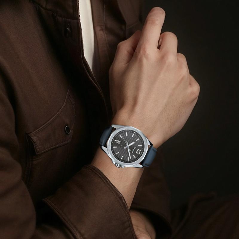 Casio 50 Meters Waterproof and Elegant Quartz Leather Strap Men's Watch Black Dial MTP-E725L-8A