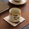Ru Kiln Rich Cinnamon Orchid Teacup Osmanthus Master Cup Ceramic Tea Tasting Cup Personal Tea Bowl Tea Cup Kung Fu Tea Set