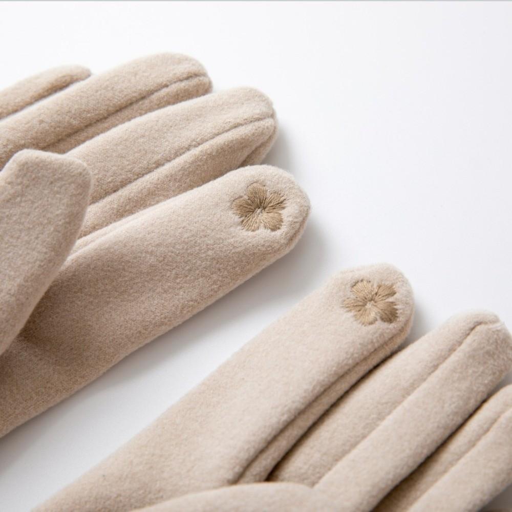 Keep Warm Women Gloves Touchable Screen Full Finger Gloves New Winter Gloves  Cycling Driving