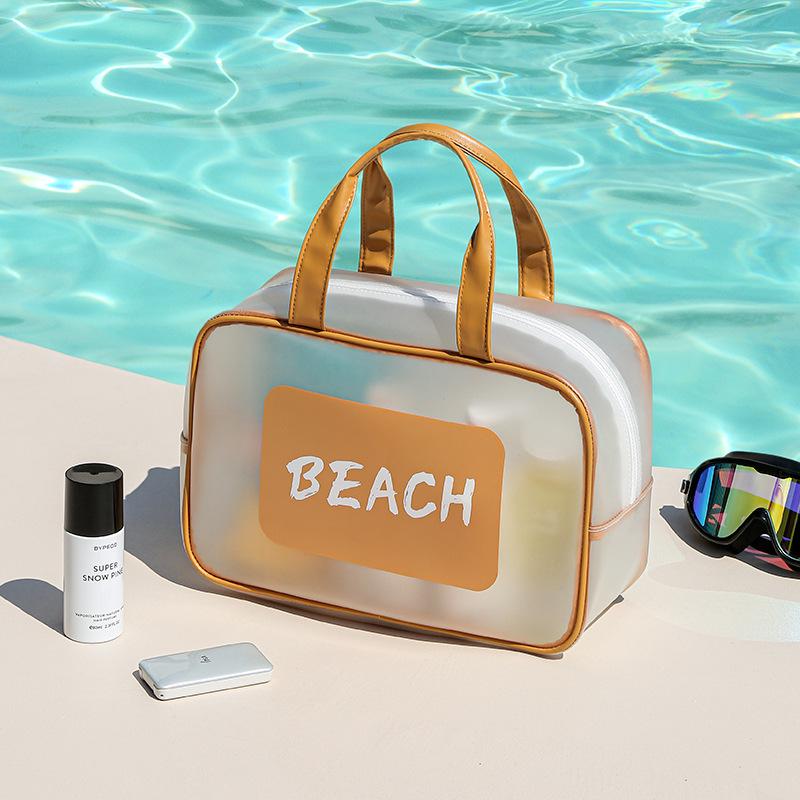 Waterproof Sports Swim Bag with Wet/Dry Compartments, Large Capacity Beach & Yoga Fitness Bag