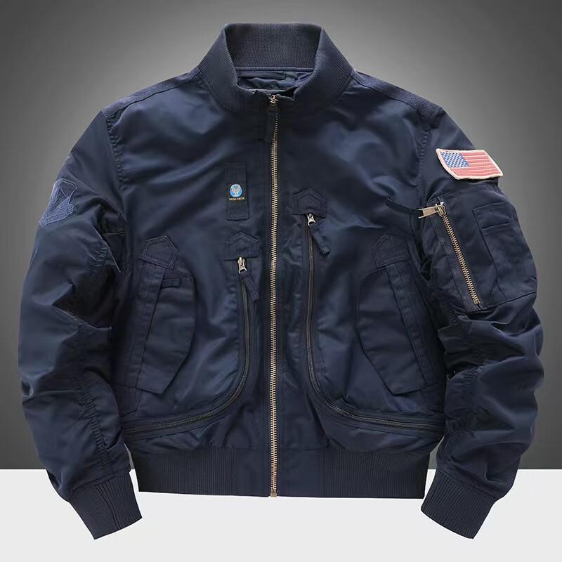 

Qisuo American Style Bomber Jacket 3XL