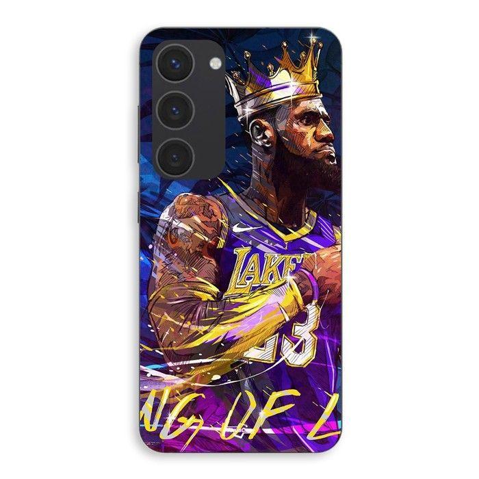 Coque de téléphone - MANIACASE - Samsung Galaxy S23 - Silicone - Souple - Lebron James Ling Lakers