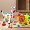 [Wooden Animal Toolbox] Children Wooden Toolbox Educational Toys Nuts Screws Simulated Carpenter Assembly Repair Tools Creative Play Set