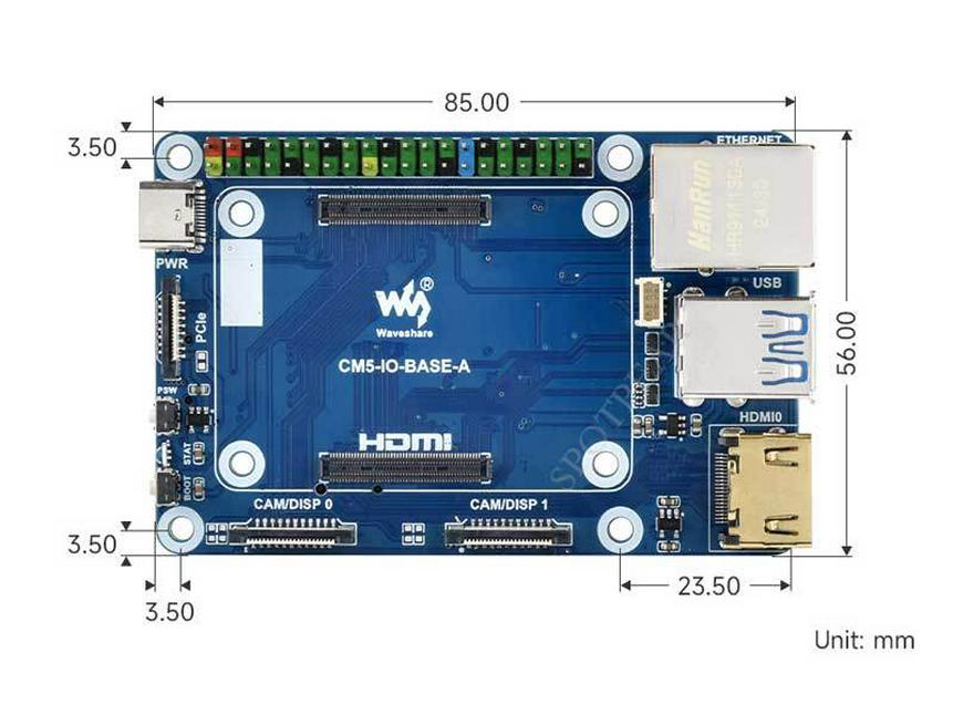 Raspberry Pi CM5 Compute Module 5 IO Base A Board