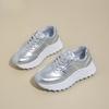 Fashion Silvery Woman's Vulcanized Shoes Spring Autumn Luxury Brand Women Casual Shoes Sneakers Walking Footwear Tennis Zapatos De Mujer