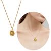 Versatile Geometric Charm Necklace With Sparkling Rhinestones Stainless Steel Clavicle Chain Adjustable Jewelry