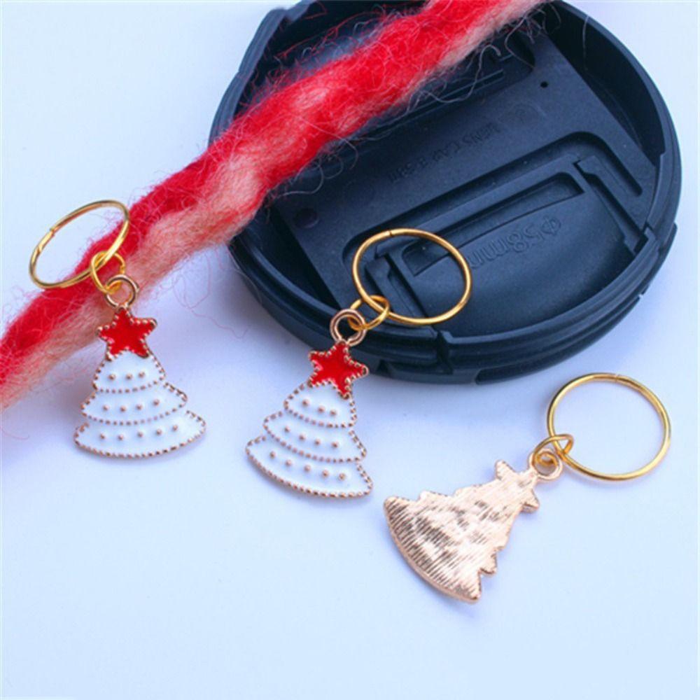 

3 шт. Рождественский декор для вечеринки, косички, кольца, Санта-Клаус, косички, трубочки, милые дреды, бусины, подарок 6