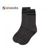 Onsol OnSocks Double Stripe Long Socks Long+ Charcoal Esos2llch